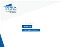 Tablet Screenshot of dwknox.com.au